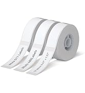 NIIMBOT D11 Label Maker Tape D110 Labels 3Rolls, Self-Adhesive Labeling Tape Replacement 0.47" X ...