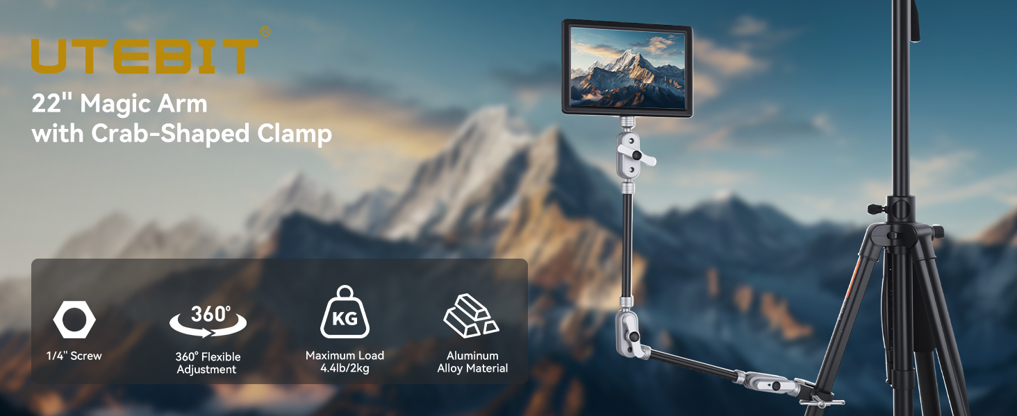 magic arm camera mount clamps