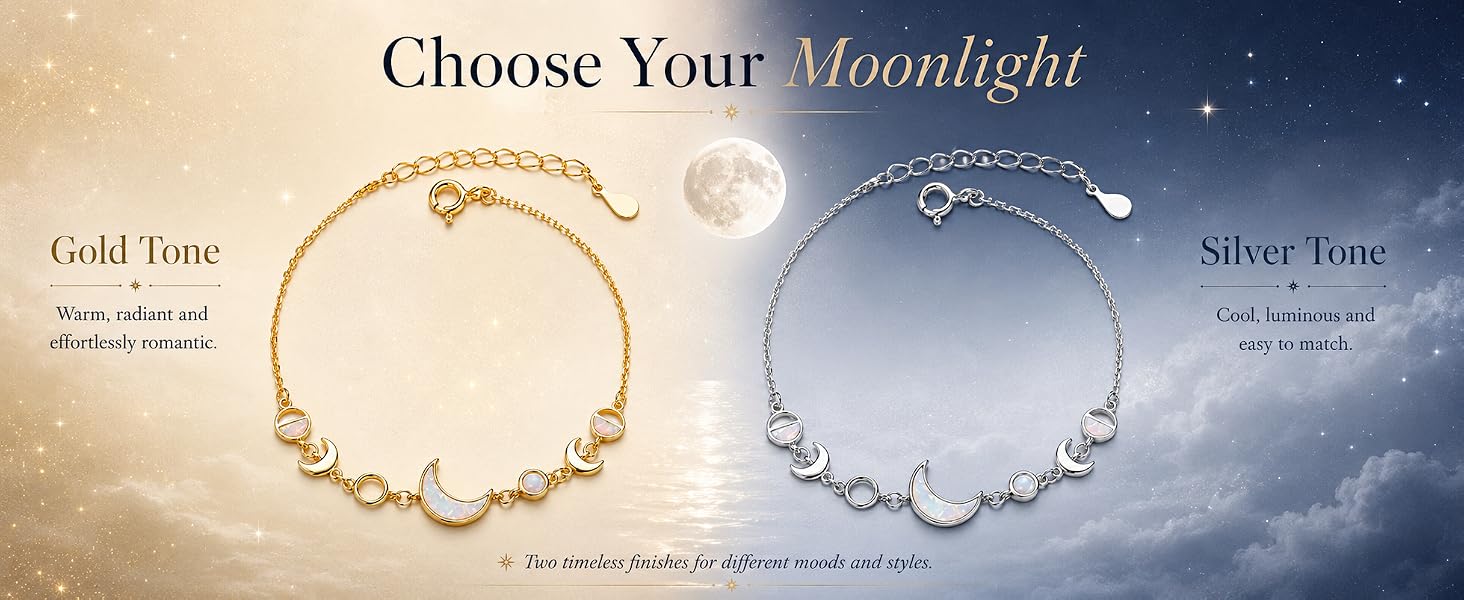 moon phase bracelet