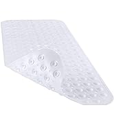 YINENN Bath Tub Shower Mat 40 x 16 Inch Non-Slip and Extra Large, Bathtub Mat with Suction Cups, ...