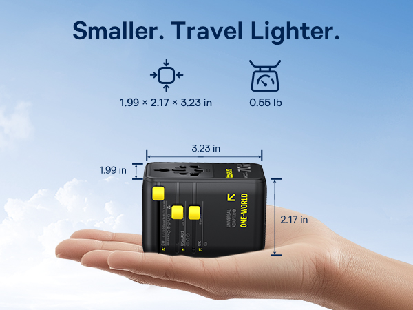 enercore universal travel adapter