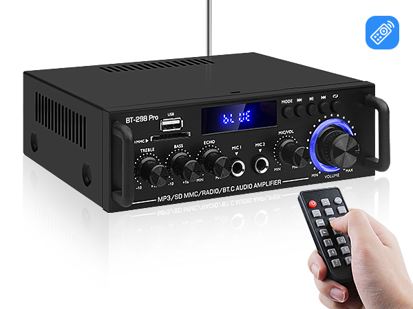 Remote Control bluetooth receiver for home stereo receiver for speakers amplifier home audio stereo