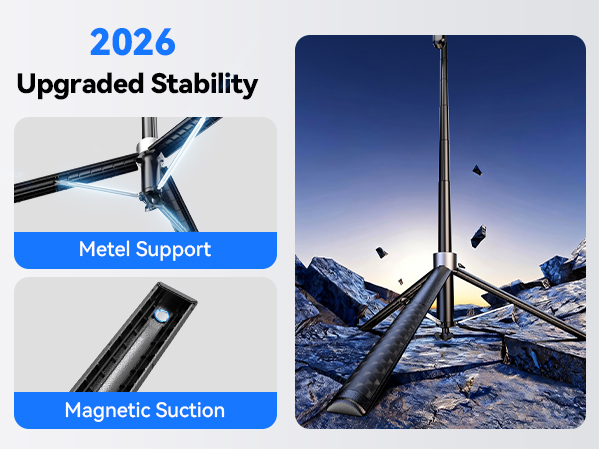 magnetic tripod with remote