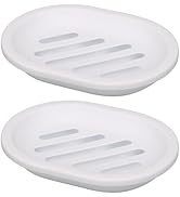Topsky Soap Dish for Shower, 2pcs Soap Dishes Soap Savers for Bar Soap, Soap Bar Holder Shower wi...