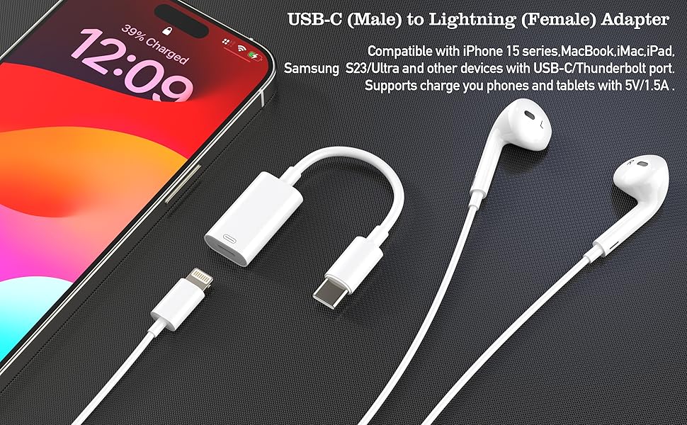 lighting to usb c adapter