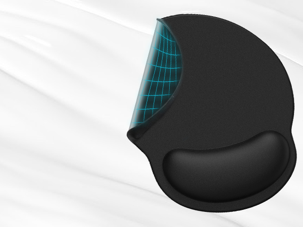 Keyboard wrist rest and mouse pad