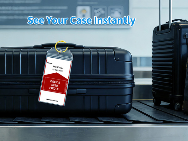 CASMONAL Large Size Cruise Luggage Tag Holders