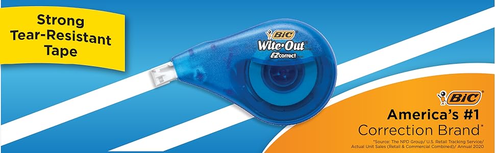 BIC Wite Out Brand EZ Correct Correction Banner