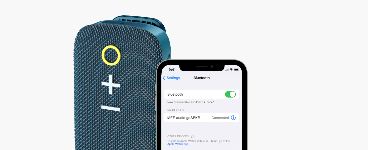 MEE audio goSPKR Wearable Clip-on Bluetooth Speaker