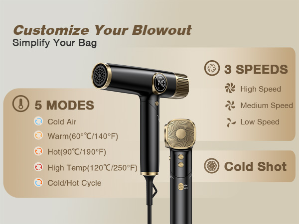 Dual Voltage Travel Hair Dryer