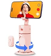 Auto Face Tracking Tripod - 360° Rotation Auto Tracking Phone Holder,No App, Phone Camera Mount w...