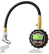 Digital Tire Pressure Gauge for Cars 200 PSI, Puibers Tire Gauges for Pressure Digital with Flexi...