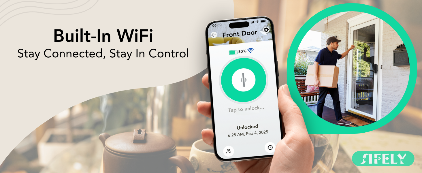 Sifely S Wifi Black built in wifi