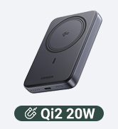 UGREEN 10000mAh magnetic power bank Qi2 15w wireless portable charger for iPhone