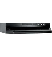 Broan-NuTone 413023 Ductless Range Hood Insert with Light, Exhaust Fan for Under Cabinet, 30-Inch...