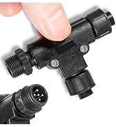 NMEA 2000 T-Connector N2k Tee for Garmin Lowrance Simrad B&G Navico Networks Waterproof Plugandpl...