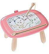 Kikapabi Toddler Magnetic Drawing Board - 1st Birthday Gifts for 1 2 3 Year Old Girls &amp; Boys, Lea...