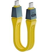 WITRN Short 80Gbps USB 4 Cable for Thunderbolt 5 240W [USB-IF Certified] 120Gbps Bandwidth Compat...
