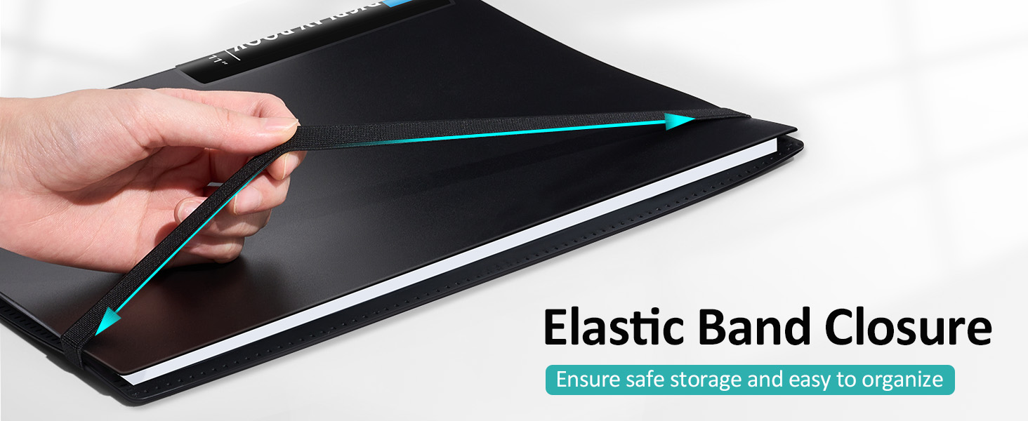 plastic binder folder