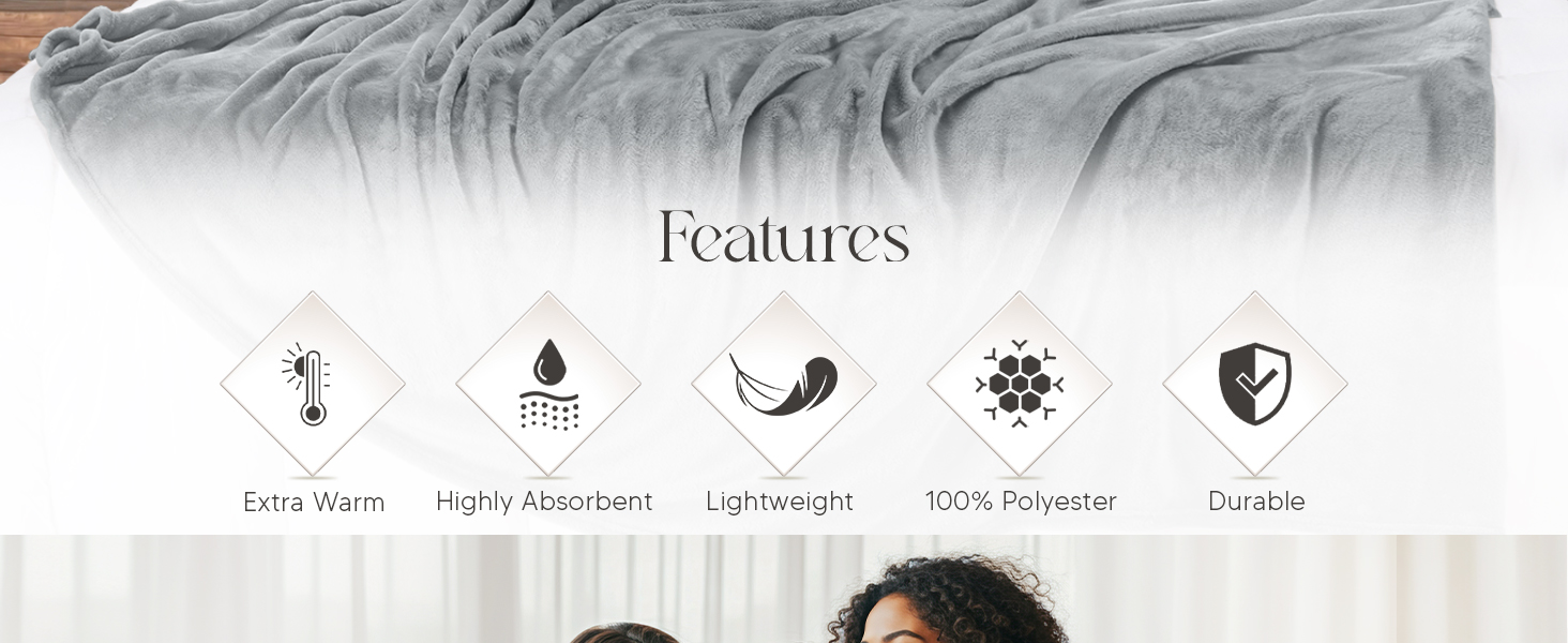light fleece blanket, queen blanket fleece, utopia fleece blanket, gray fleece blanket