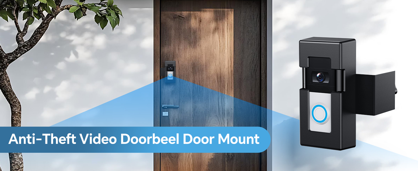 Anti-Theft Video Doorbell Door Mount