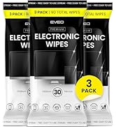EVEO Electronic Wipes Screen Cleaner-TV Screen Cleaner Wipes, Computer Screen Cleaner, Laptop Scr...