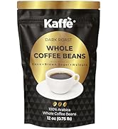 Kaffe Dark Roast Coffee Beans from Colombia (12 oz) - 100% Arabica Coffee Beans - Hints of Cocoa,...
