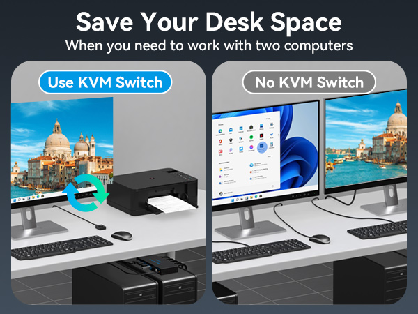 kvm switch 1 monitor 2 computers