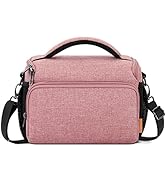 DOMISO Camera Bag Case Waterproof Anti-shock Shoulder Bag, Pink