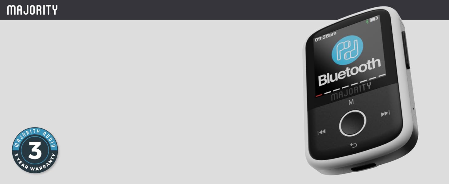 The MP3 Go is designed for ultimate portability with its sleek and compact build