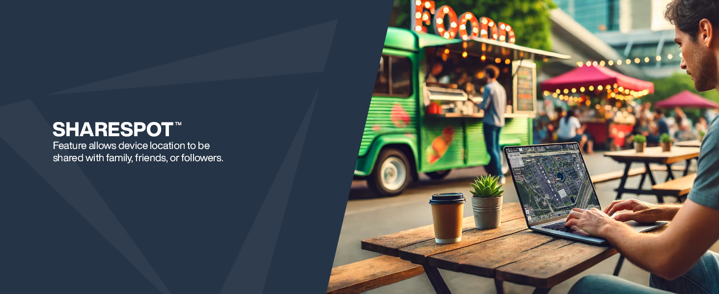 ShareSpot — Allows devices location to be shared with family, friends, or followers.