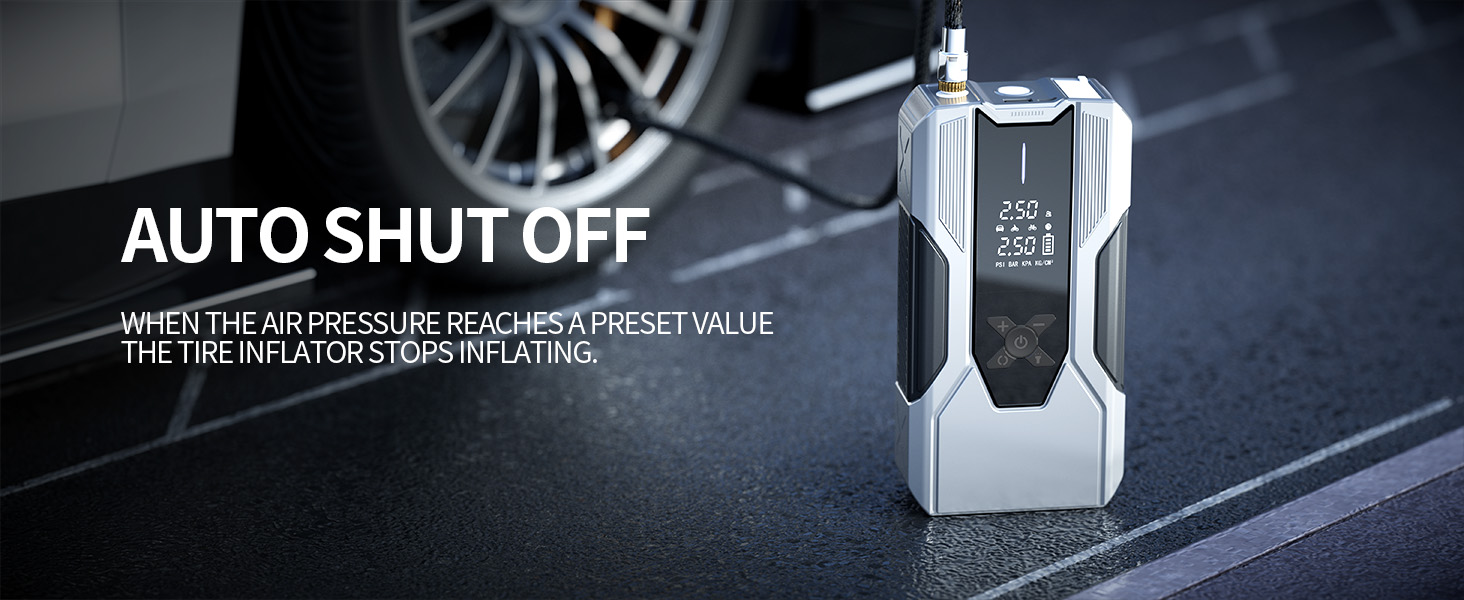 Jump Starter with Air Compressor