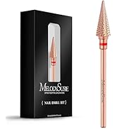 MelodySusie Professional Tapered Nib Nail Drill Bit, 3/32'' Carbide Tungsten Multi-function Bit, ...