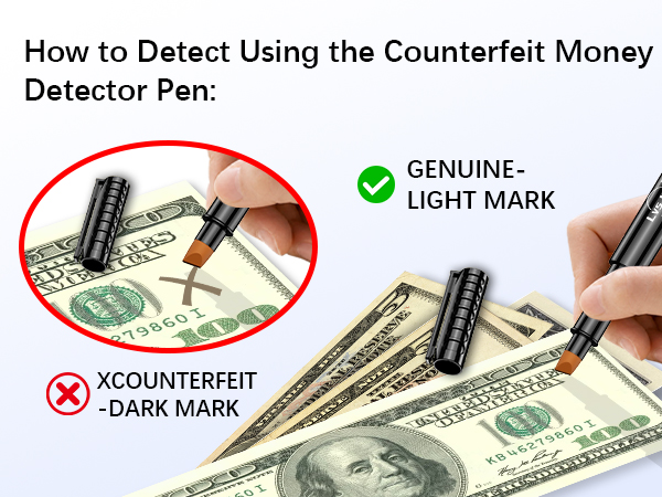 LvsJvcy Counterfeit Money Detector Pen