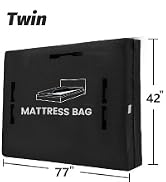 Mattress Bags for Moving and Storage, BETU Twin Mattress Protector Waterproof Mattress Cover with...