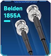 Superbat 3G SDI HD-SDI Cable BNC Cable Thin &amp; Short (Belden 1855A) - 2M/6ft - Supports HD-SDI/3G-...