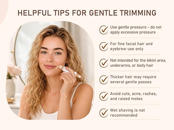 depiladora facial para mujer