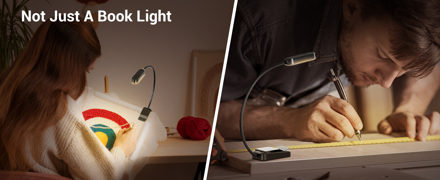 book reading light clip
