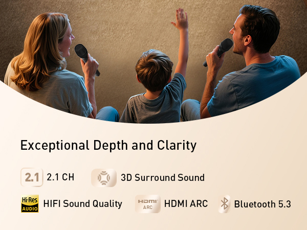 SoundBar for TV home party