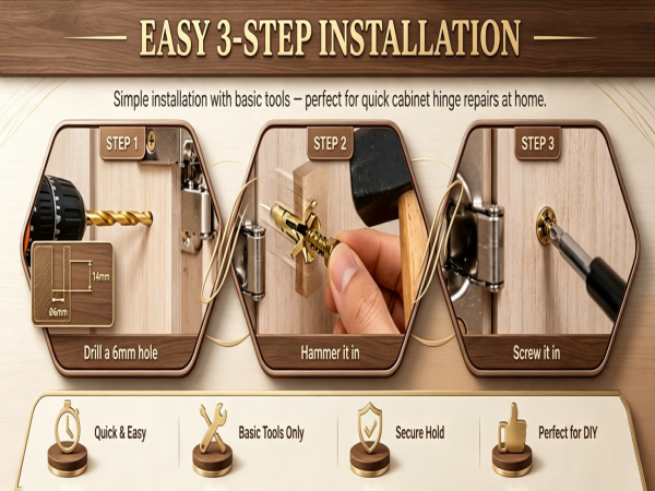 Expansion Anchor Kit Door Hinge