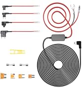 Hodeoo Dash Cam Hardwire Kit Mini USB Hard Wire Kit with 12V-24V to 5V Car Dash Camera Charger Po...