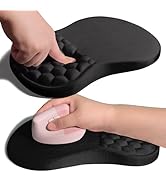 Armanza Ergonomic Joint Wrist Support Mouse Pad with Memory Foam Cushion Massage Bump, Carpal Tun...
