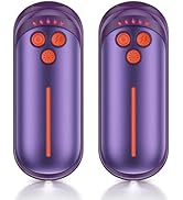Rechargeable Hand Warmers 2 Pack, 6000mAh Electric Hand Warmer Rechargeable, 2 in 1 Portable Hand...