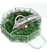 Homyfort 24" Christmas Wreath Storage Container - Waterproof Heavy Duty Wreath Bag with Reinforce...