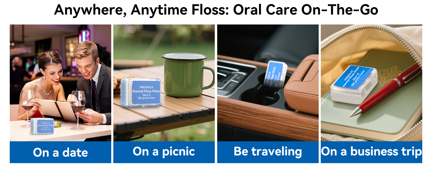 Unflavored Floss Picks