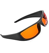 Bloomoak 99% Blue Light Blocking Glasses,Nighttime Sleep,Fully Wraparound Your Eyes with No Leaks...