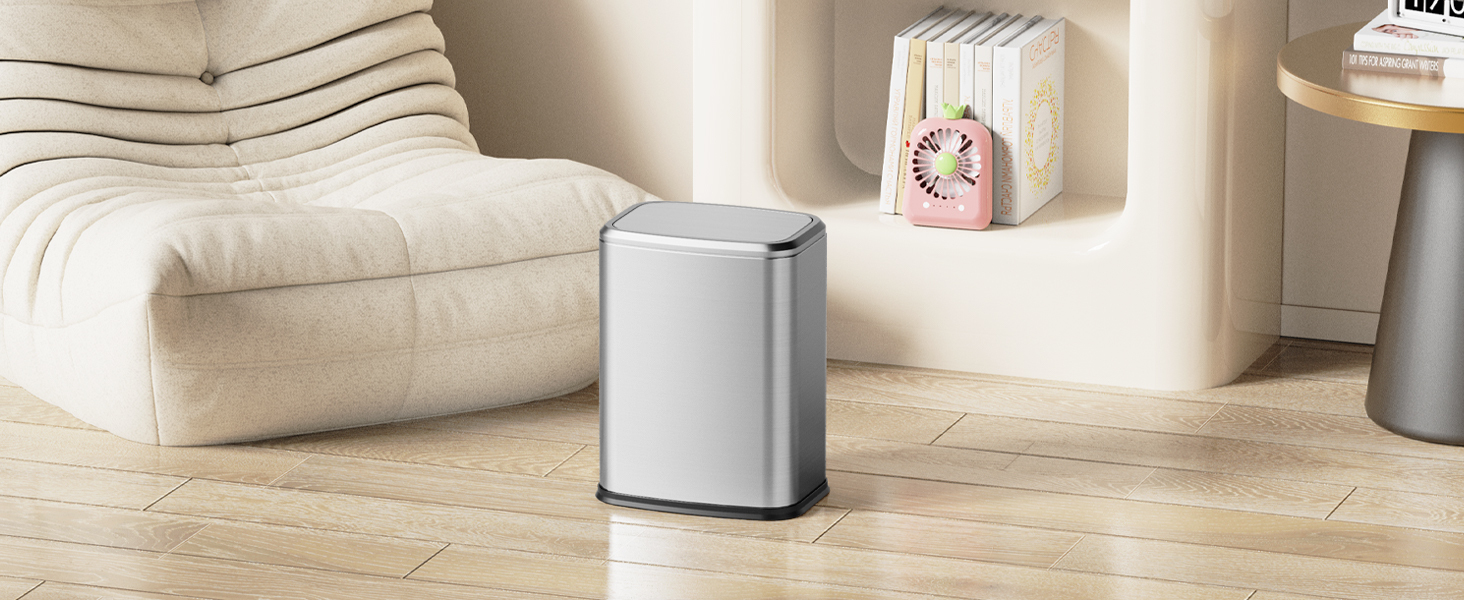 2.1 Gallon Bathroom Trash Can