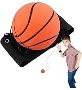 Gryshanyun Reaction Training Ball with Adjustable Wrist Strap, Basketball Reflex Trainer, High-El...