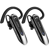 [2 Pack] Bluetooth Headset Link Dream Bluetooth Earpiece 20H Talk Time 180 Days Standby V5.0 Wire...