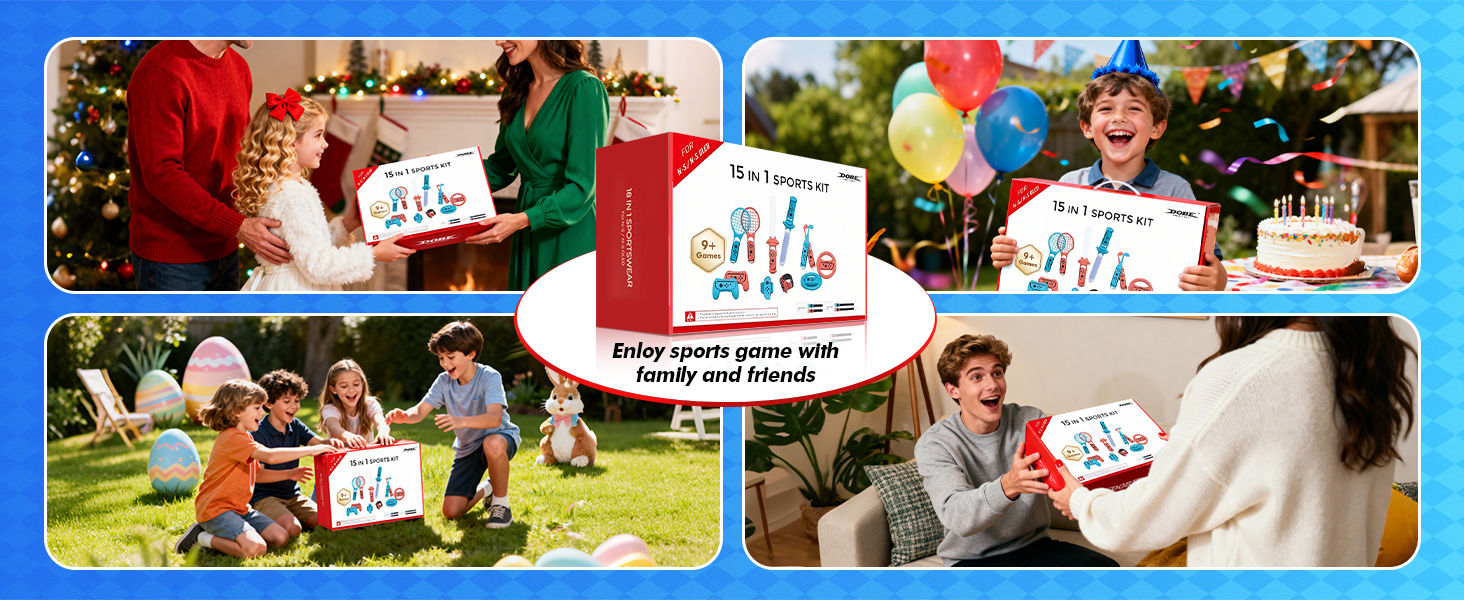 Sports Accessories Bundle Compatible with Nintendo Switch Sports Games